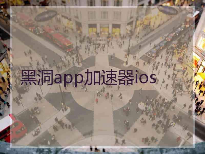 黑洞app加速器ios