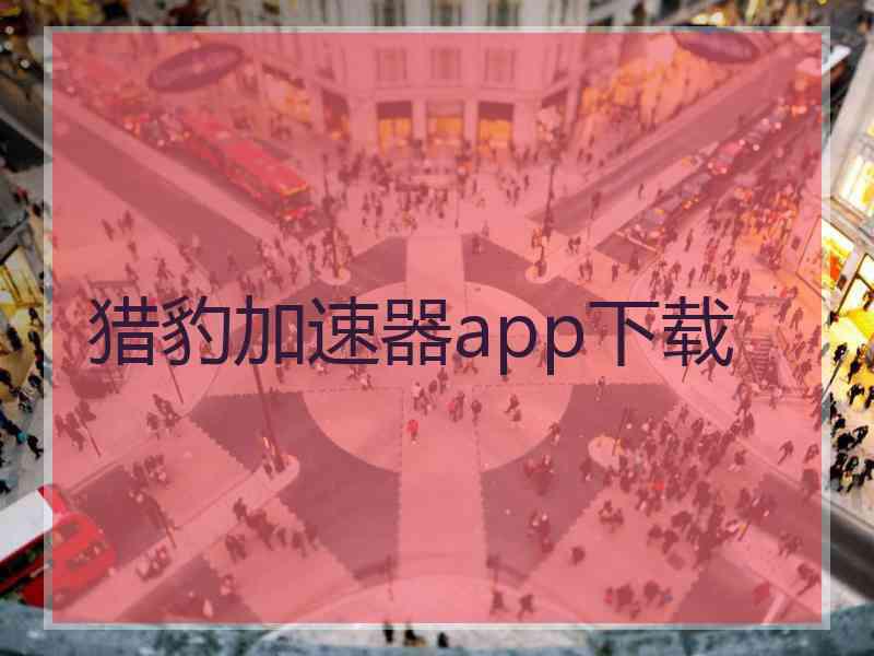 猎豹加速器app下载