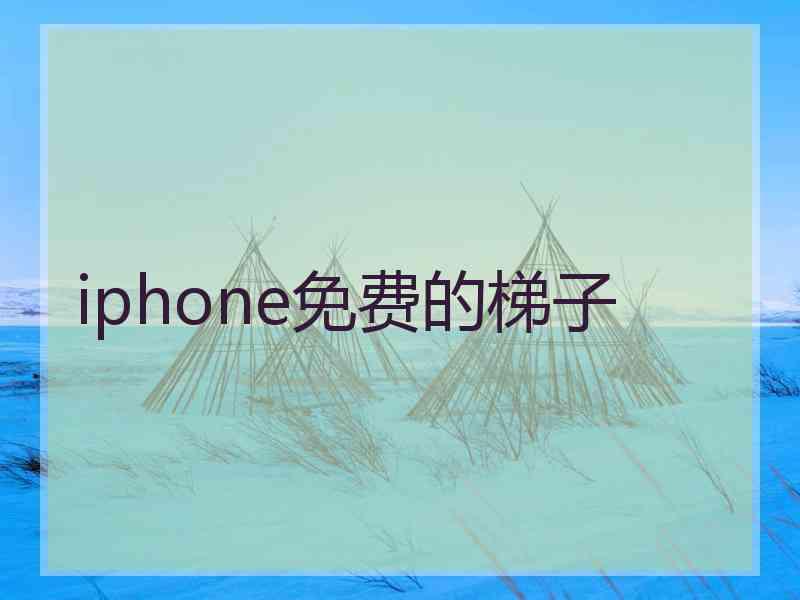 iphone免费的梯子