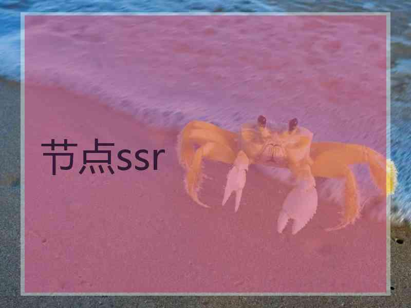 节点ssr