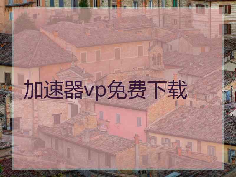 加速器vp免费下载