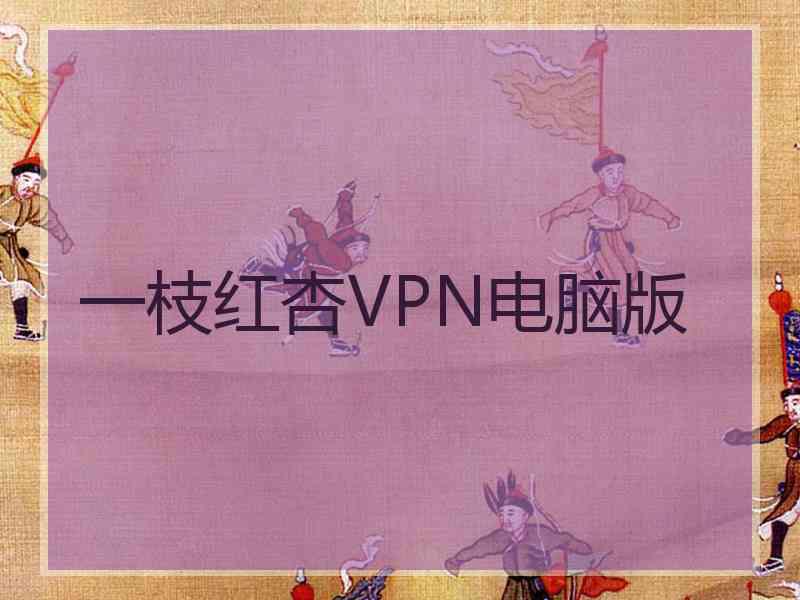 一枝红杏VPN电脑版